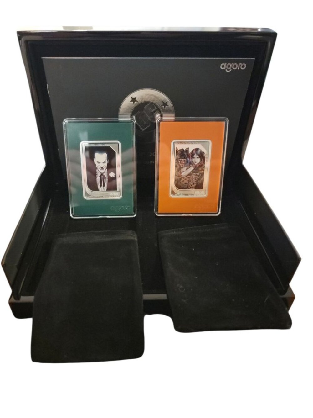 RARE DC Comics Joker & #9 Harley Quinn 1 oz Silver Coin Set Niue $2 Legal Tender - Picture 4 of 12